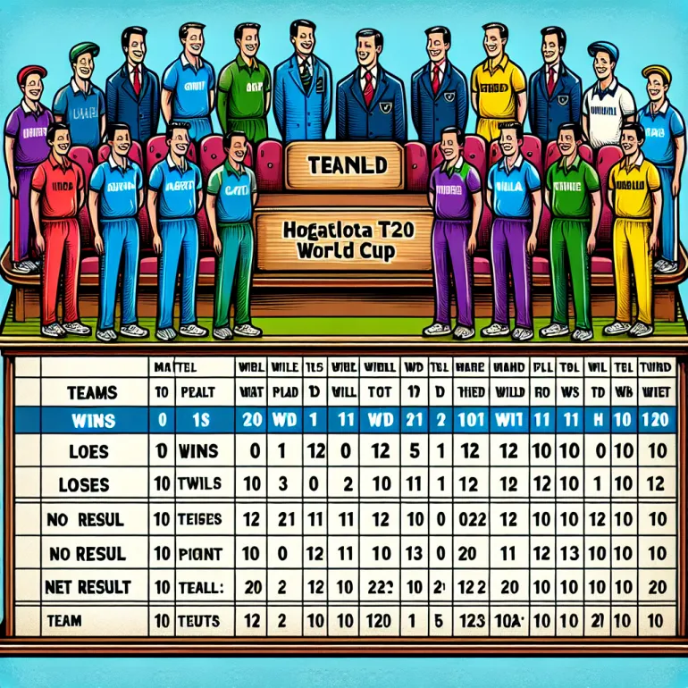 Icc wc t20 points table