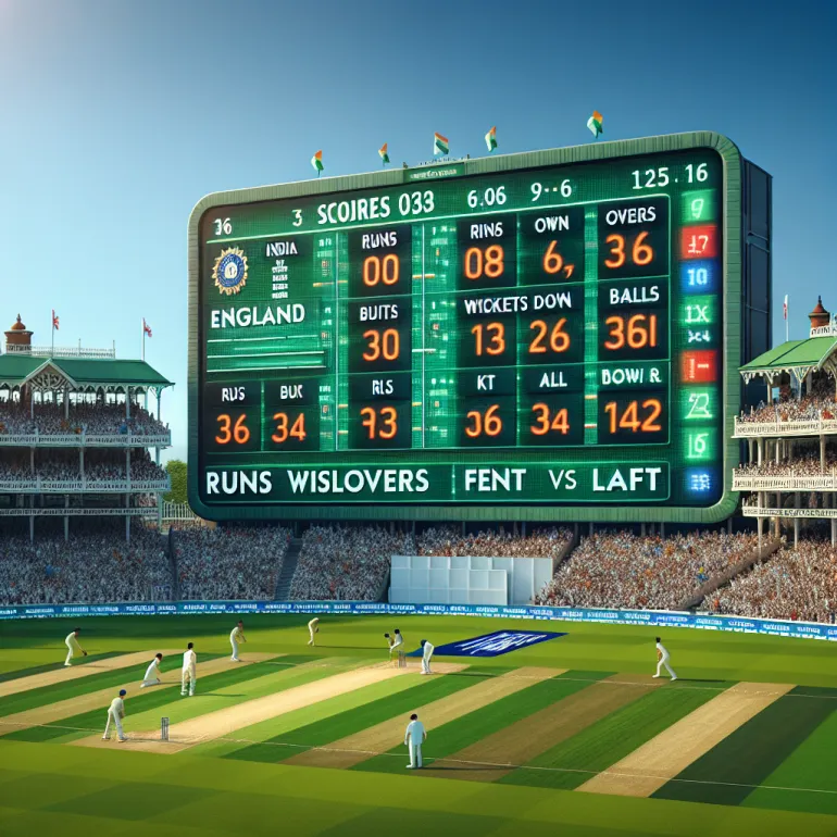India england test cricket live score