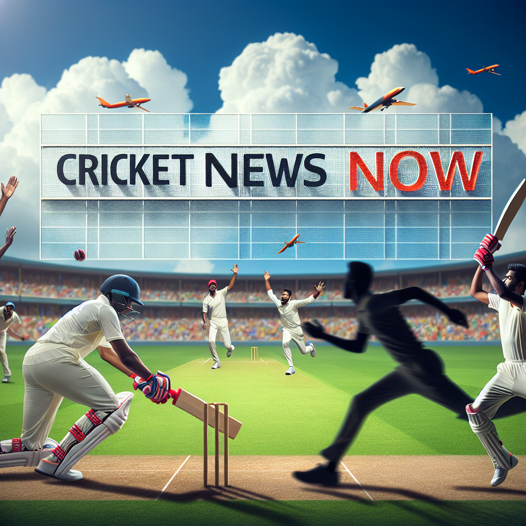 cricket news now