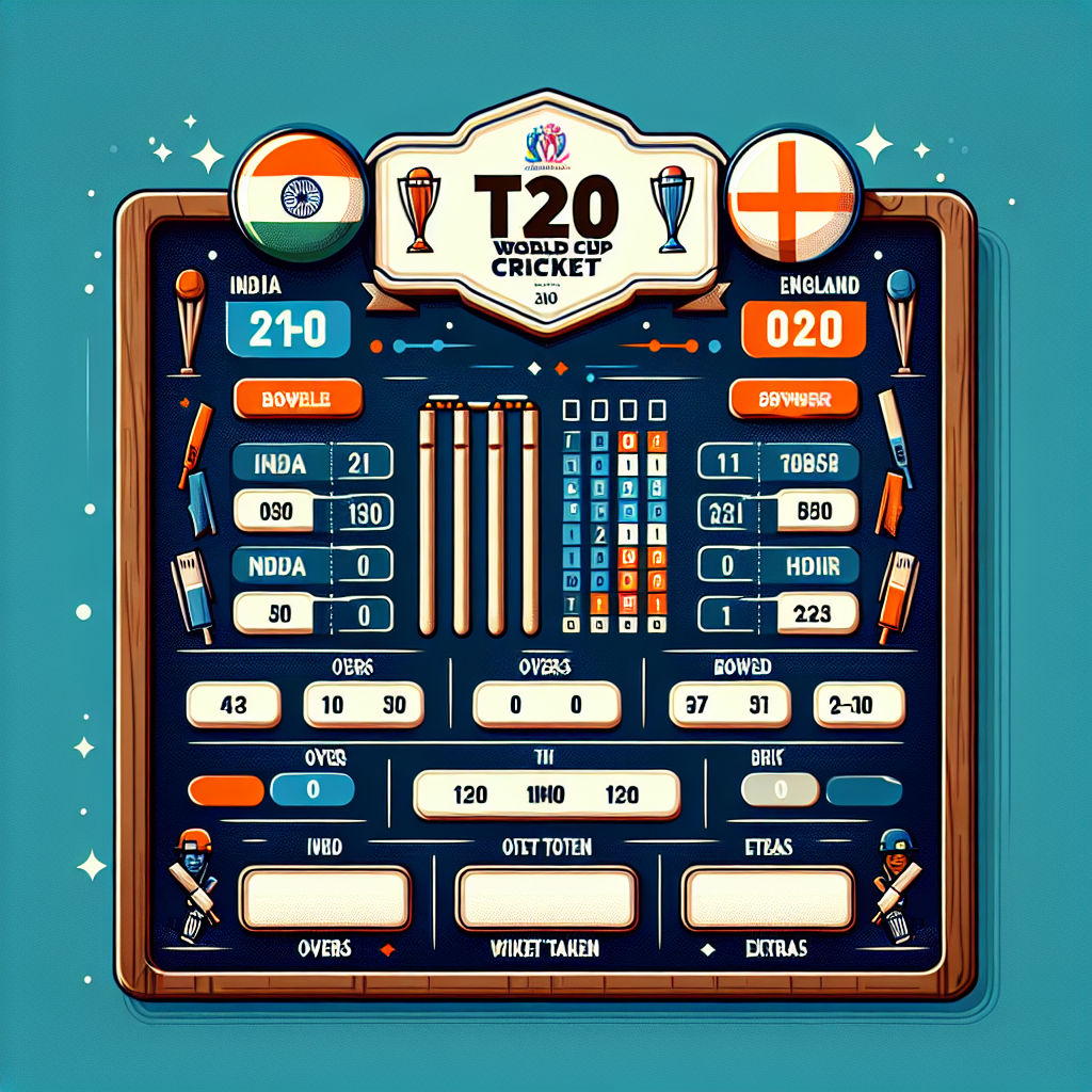 india vs england t20 world cup scorecard